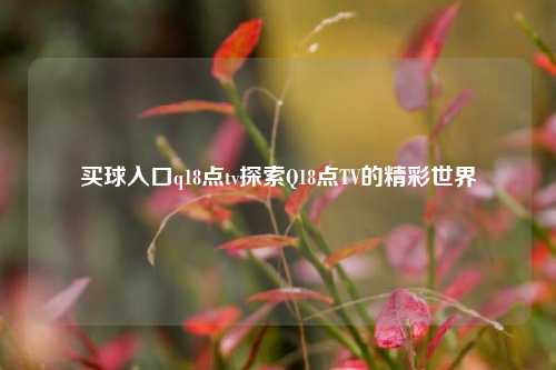 买球入口q18点tv探索Q18点TV的精彩世界