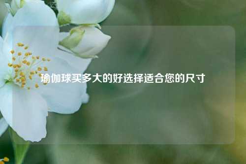 瑜伽球买多大的好选择适合您的尺寸