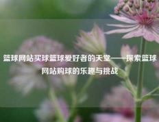 篮球网站买球篮球爱好者的天堂——探索篮球网站购球的乐趣与挑战