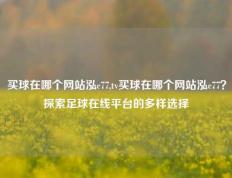 买球在哪个网站泓c77,tv买球在哪个网站泓c77？探索足球在线平台的多样选择