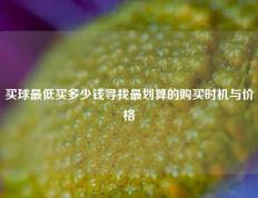 买球最低买多少钱寻找最划算的购买时机与价格