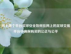 网上哪个平台买球安全如何在网上的足球交易平台中确保购买的公正与公平