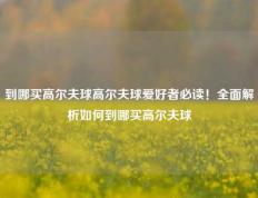 到哪买高尔夫球高尔夫球爱好者必读！全面解析如何到哪买高尔夫球