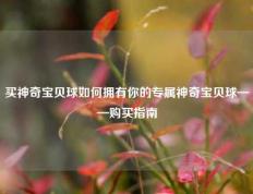 买神奇宝贝球如何拥有你的专属神奇宝贝球——购买指南