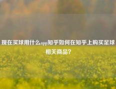 现在买球用什么app知乎如何在知乎上购买足球相关商品？