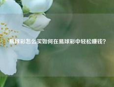易球彩怎么买如何在易球彩中轻松赚钱？