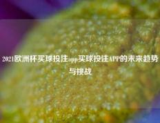 2021欧洲杯买球投注app买球投注APP的未来趋势与挑战