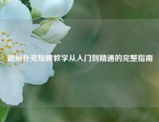 德州扑克短牌教学从入门到精通的完整指南