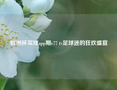 欧洲杯买球app期c77 tv足球迷的狂欢盛宴