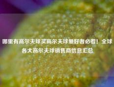 哪里有高尔夫球买高尔夫球爱好者必看！全球各大高尔夫球销售商信息汇总