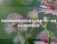 买海洋球探索海洋球的魅力与乐趣——一场童心未泯的冒险之旅