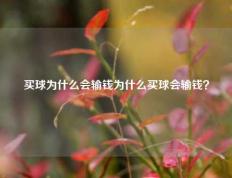 买球为什么会输钱为什么买球会输钱？