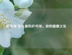 乒乓球 买几星的乒乓球，你的健康之友