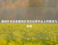 德州扑克安卓德州扑克在安卓平台上的普及与应用