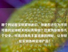 哪个网站能买球呢球迷们，你是否还在为寻找可靠的足球相关网站而烦恼？这里为你推荐几个安全、可靠且具有丰富资源的网站，让你轻松买到各种足球产品！