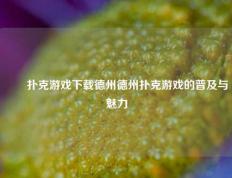 ✌️扑克游戏下载德州德州扑克游戏的普及与魅力