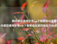 👈国内德信德州扑克app下载职业玩家国内德信德州扑克APP下载职业玩家的崛起与挑战