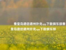 🥈秦皇岛德信德州扑克app下载俱乐部秦皇岛德信德州扑克app下载俱乐部
