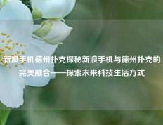 新浪手机德州扑克探秘新浪手机与德州扑克的完美融合——探索未来科技生活方式