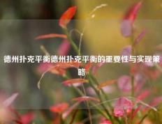 德州扑克平衡德州扑克平衡的重要性与实现策略