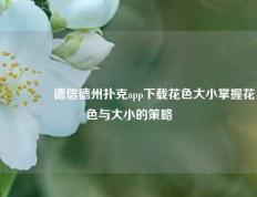 🏅德信德州扑克app下载花色大小掌握花色与大小的策略