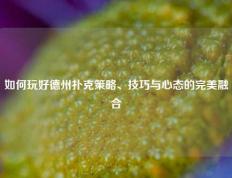 如何玩好德州扑克策略、技巧与心态的完美融合