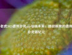 老虎2025德州扑克app引领未来，挑战极限的德州扑克新纪元