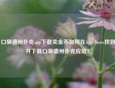 口袋德州扑克app下载卖金币如何在App Store找到并下载口袋德州扑克应用？