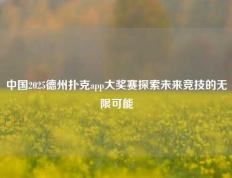 中国2025德州扑克app大奖赛探索未来竞技的无限可能