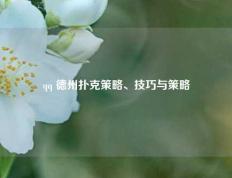 qq 德州扑克策略、技巧与策略