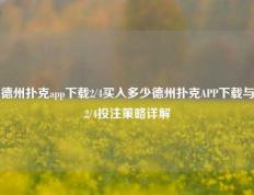 德州扑克app下载2/4买入多少德州扑克APP下载与2/4投注策略详解