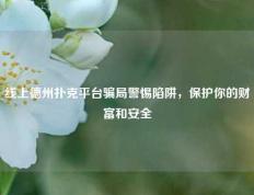 线上德州扑克平台骗局警惕陷阱，保护你的财富和安全