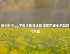 德州扑克app下载金刚撞金刚探索游戏中的智慧与策略