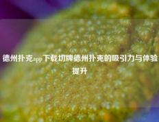 德州扑克app下载切牌德州扑克的吸引力与体验提升