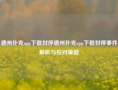 德州扑克app下载封停德州扑克app下载封停事件解析与应对策略
