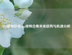 2025德州扑克app视频合集未来趋势与机遇分析