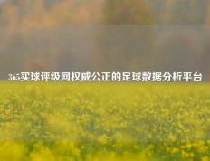 365买球评级网权威公正的足球数据分析平台