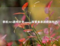 单机2025德州扑克appapp探索未来游戏新形态