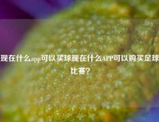 现在什么app可以买球现在什么APP可以购买足球比赛？