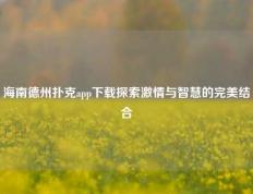 海南德州扑克app下载探索激情与智慧的完美结合