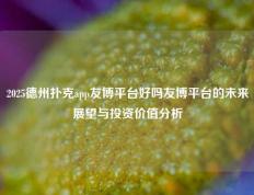 2025德州扑克app友博平台好吗友博平台的未来展望与投资价值分析