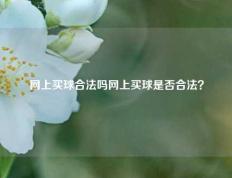 网上买球合法吗网上买球是否合法？