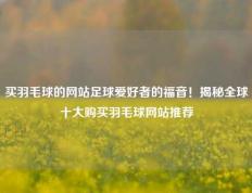 买羽毛球的网站足球爱好者的福音！揭秘全球十大购买羽毛球网站推荐
