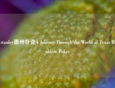 stanley德州扑克A Journey Through the World of Texas Holdem Poker