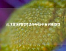 买球靠谱的网站选择专业平台的重要性