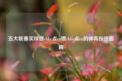 五大联赛买球瓒ybke点cn瓒ybke点cn的体育投资指南