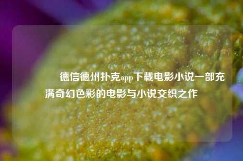 👉德信德州扑克app下载电影小说一部充满奇幻色彩的电影与小说交织之作