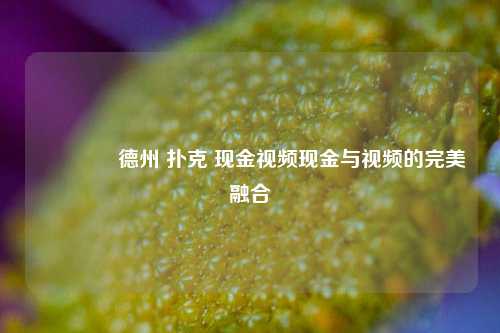 🌈德州 扑克 现金视频现金与视频的完美融合
