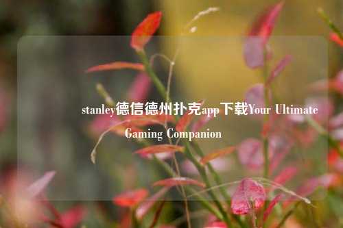 🥉stanley德信德州扑克app下载Your Ultimate Gaming Companion